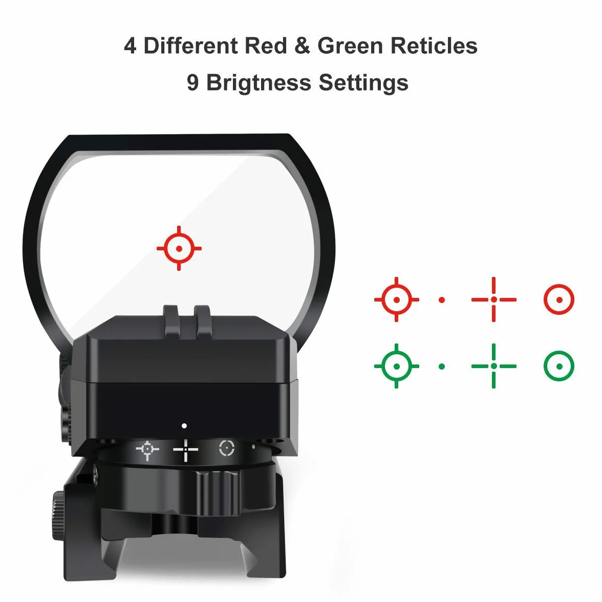 Feyachi RD-20 Mira de Punto Rojo para Airsoft Deportivo