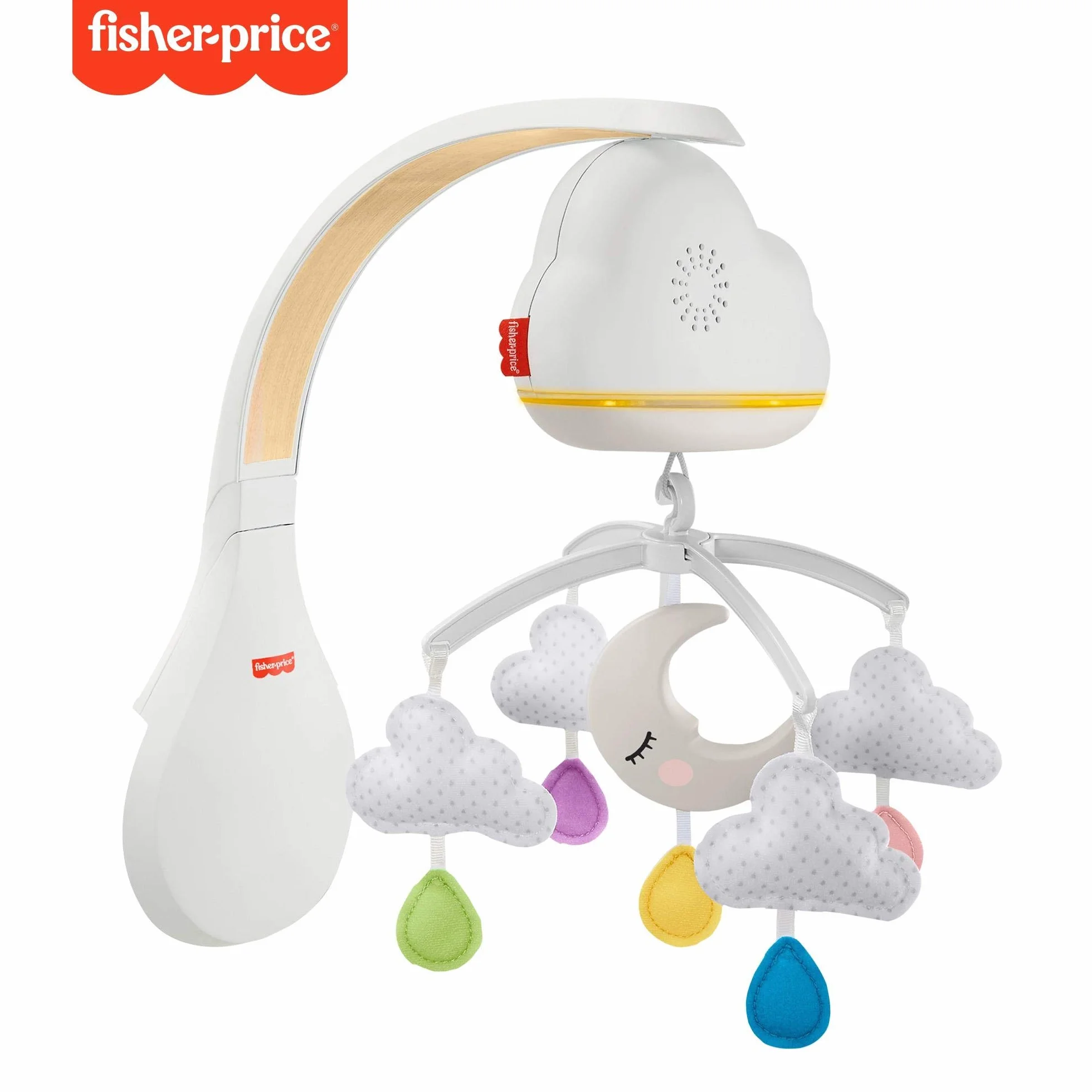 Fisher-Price Móvil Nubes y Lunas Proyector para Bebé Recién Nacido Mattel GRP99