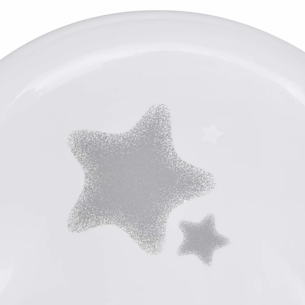Keepeer Reductor de Inodoro Stars, 18 Meses a 4 Años, Antideslizante, Blanco