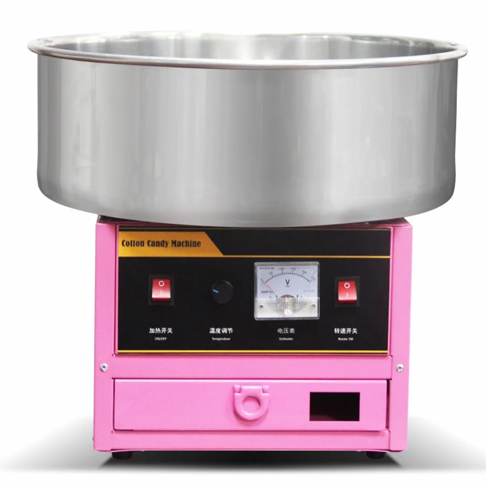 Fabricante de algodón de azúcar, máquina eléctrica de algodón de azúcar, máquina de algodón de azúcar Dulce, para Fiestas de cumpleaños Hace algodón de azúcar rápido (Pink)