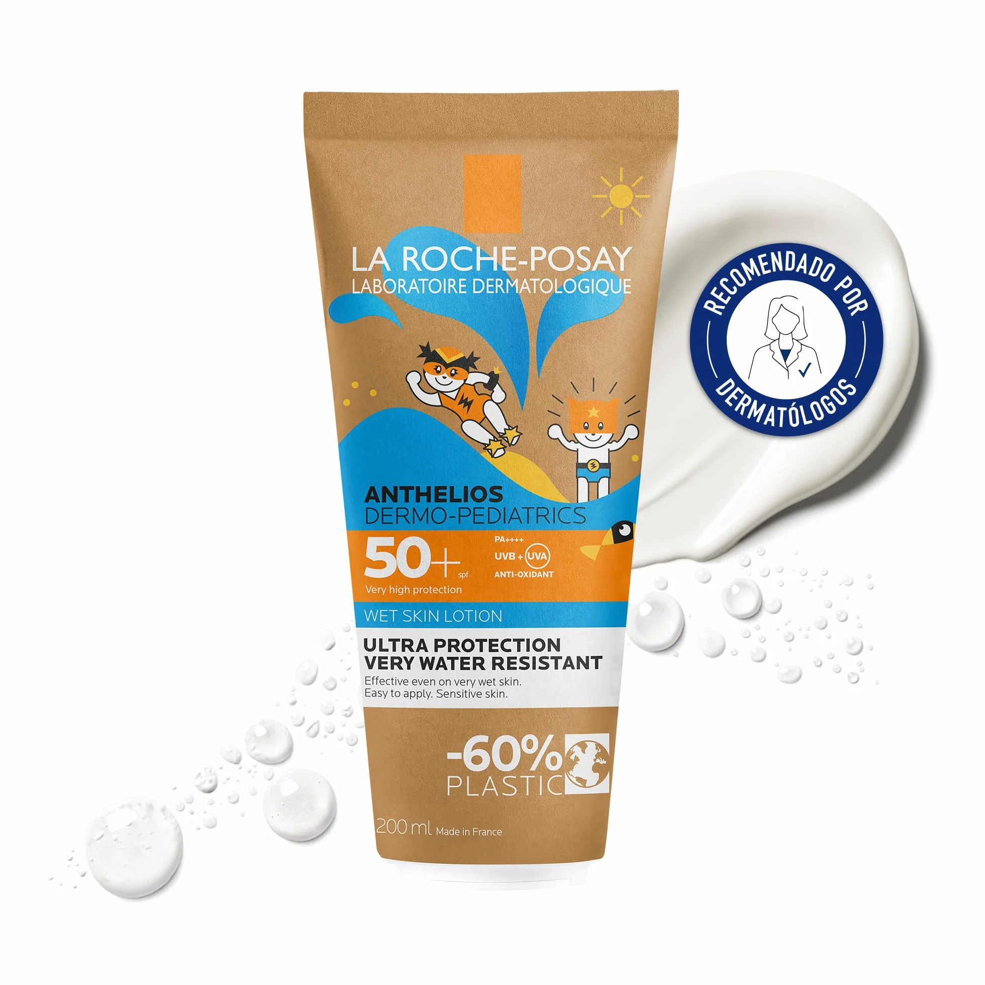 La Roche Posay Anthelios Dermo-Pediatría Protector Solar SPF50+ Leche Corporal 200 ml