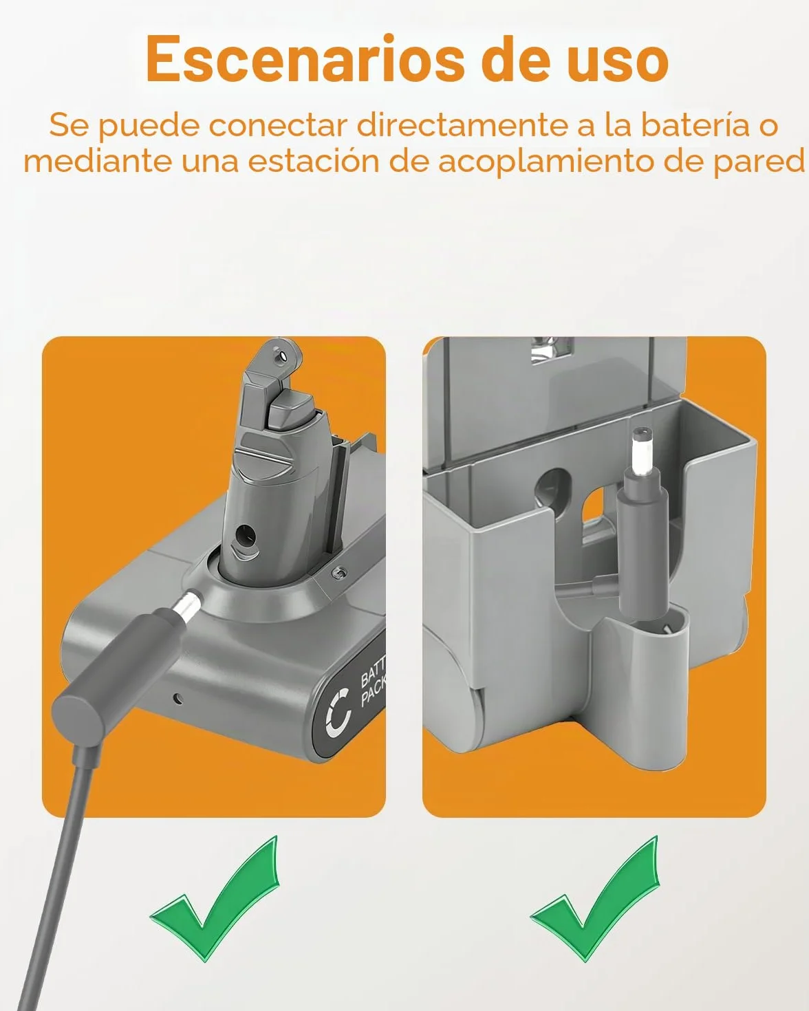 Cargador 26.1V Compatible con Dyson V8 V7 V6 SV03 SV04 SV05 SV06 SV07 SV09 SV10 SV11 DC58 DC59 DC60 DC61 DC62 DC72 DC74 Absolute Fluffy Motorhead Animal Aspiradora Adaptador Charger Cable 1.8m