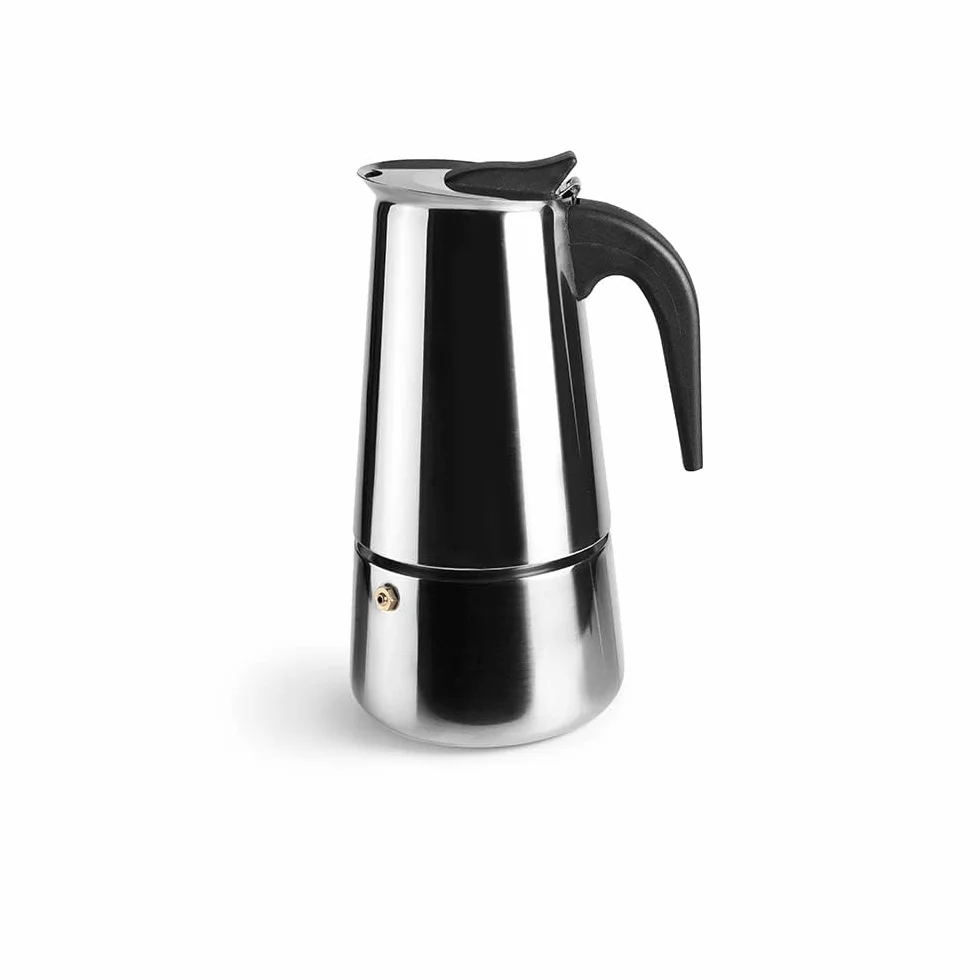 IBILI - Cafetera express Moka, 15 tazas, 700 ml, Acero Inoxidable, Apto para inducción