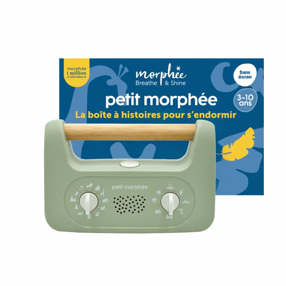 Morphée My Little Morphée Cuentacuentos Para Dormir Niños Máquina de Músicas Relajantes 192 Audiocuentos 4 Idiomas