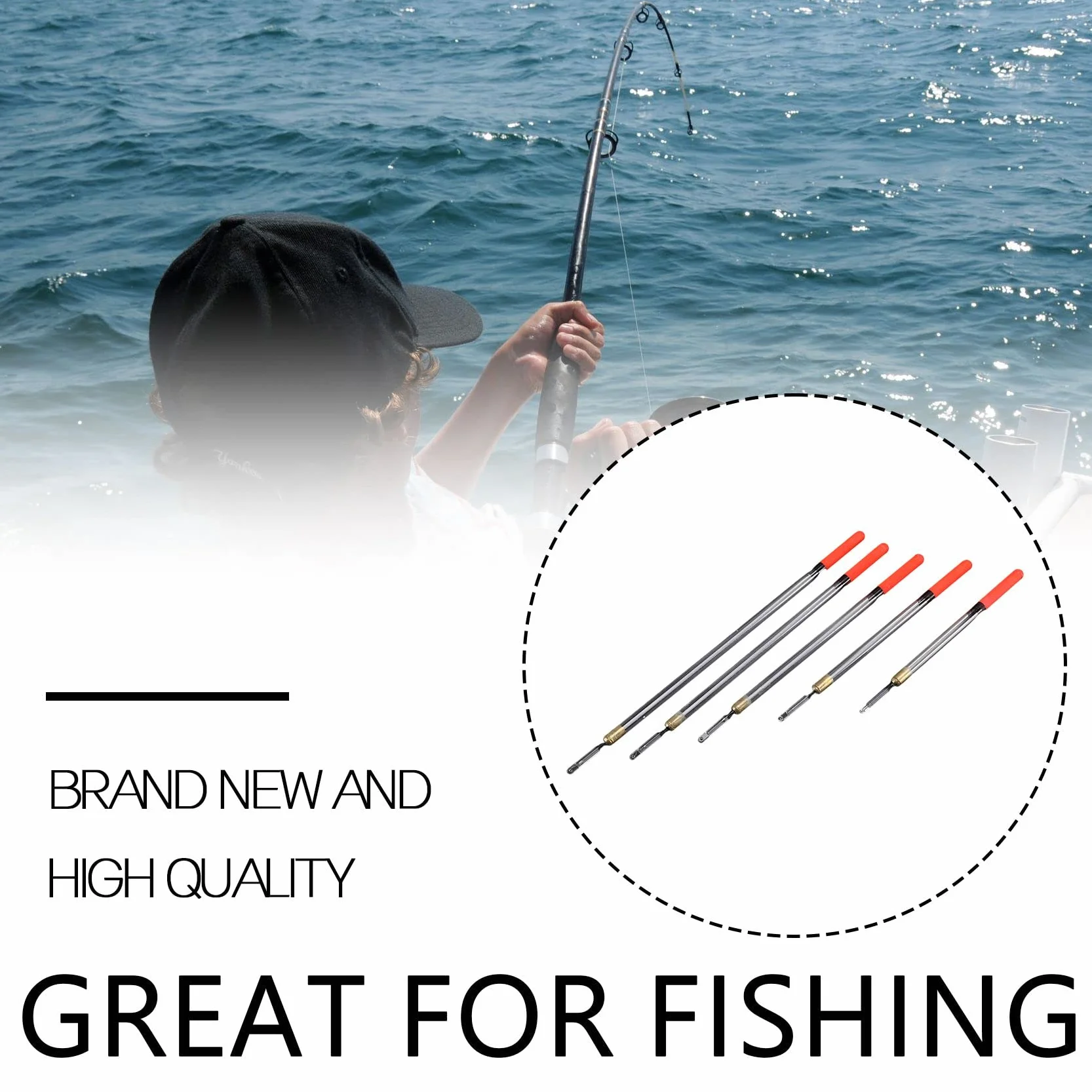 Waggler Juego de 20 flotadores flotantes para pesca