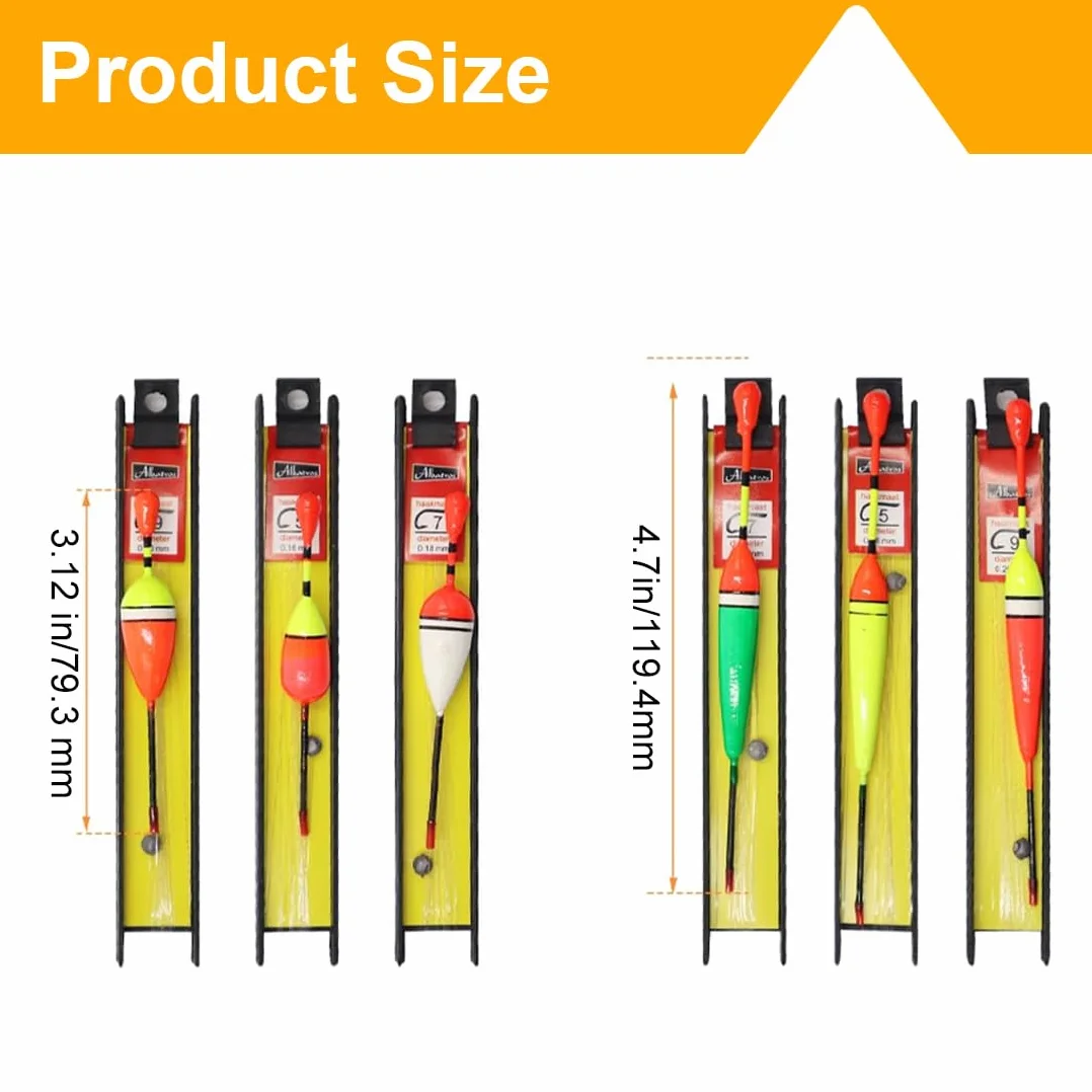 Boyas de Pesca Flotadores Bobber Set 6 Piezas
