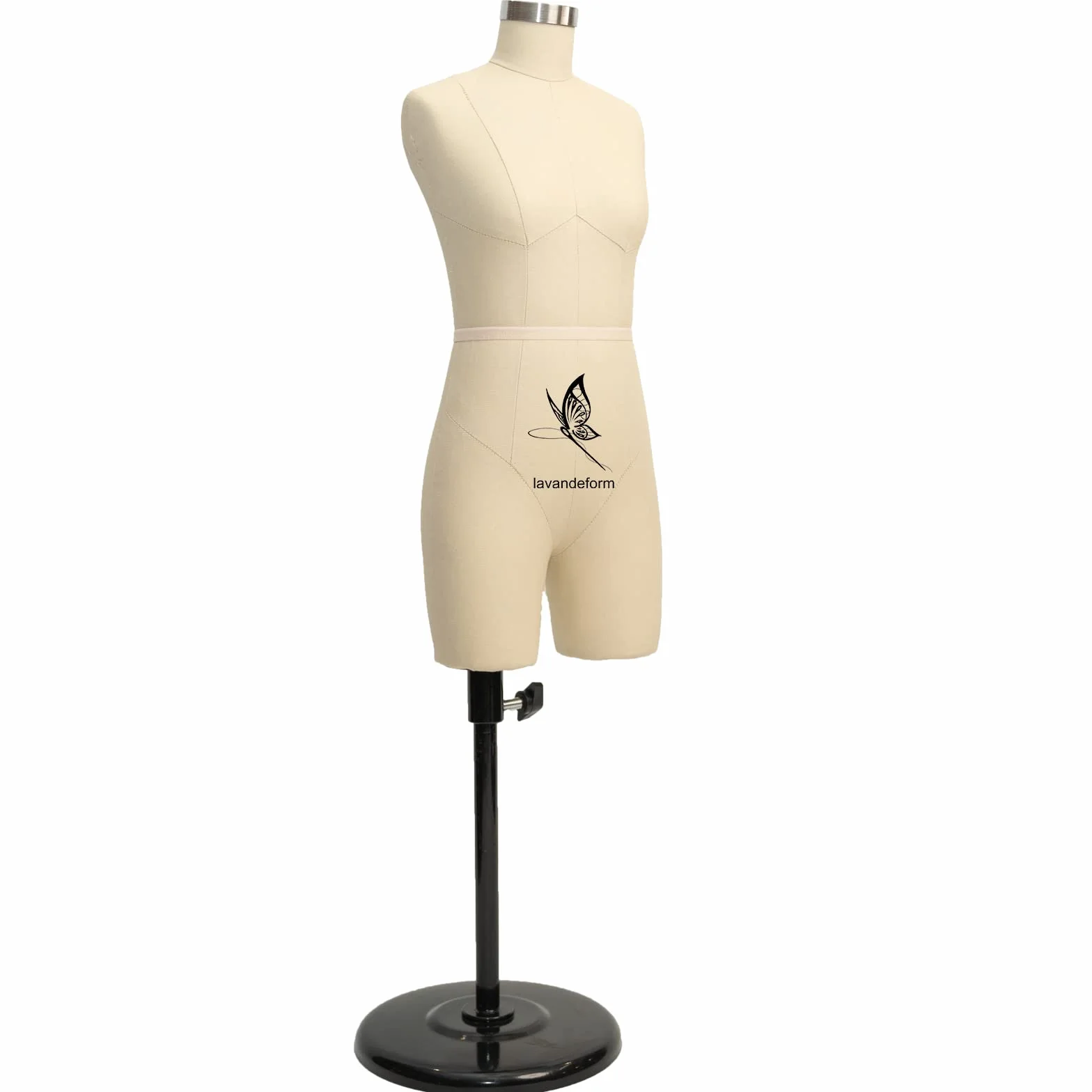 Maniquíes de costura de tamaño medio para coser en miniatura (no se trata de talla adulta). Se pueden perforar agujas en los maniquíes de costura de 1/2. (Brazo suave beige)