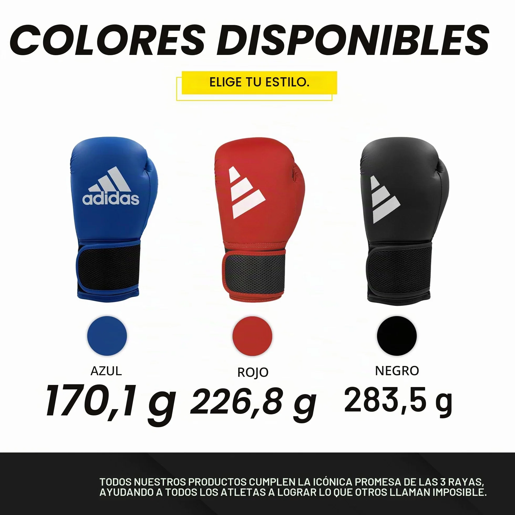 adidas Unisex Adultos Hybrid 25 Guantes de Boxeo Azul 12 oz