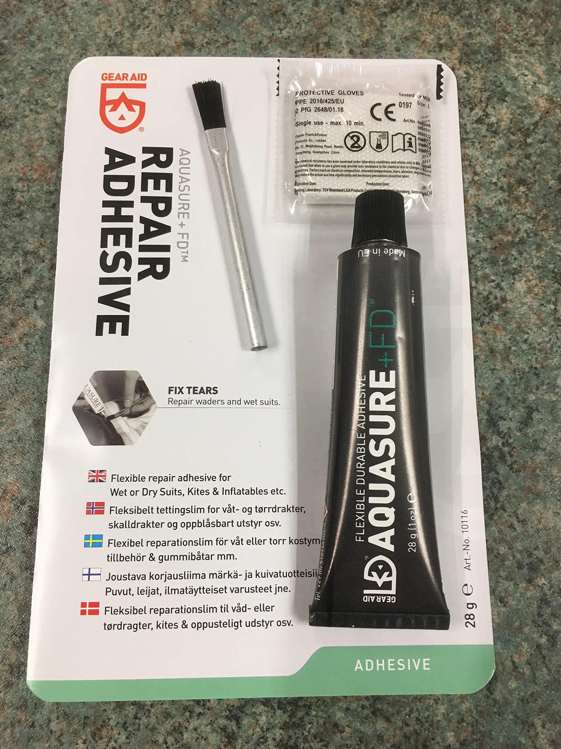 Aquasure Adhesivo de reparación de neopreno 28 g