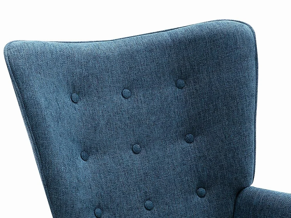 Venta-Unica - Sillón de Tela Azul VATELY