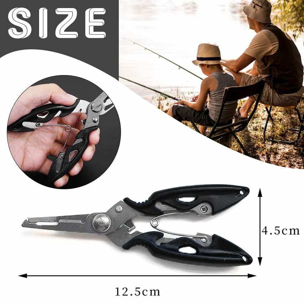 Jadin Guantes de Pesca Impermeables Antipinchazos Alicates Multifuncionales