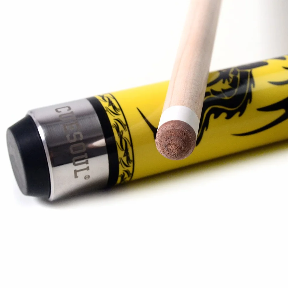 CUESOUL DS y SOOCOO Taco de Billar de Arce Serie 58" 19 oz Punta 11,5 mm/12,5 mm/12,75 mm
