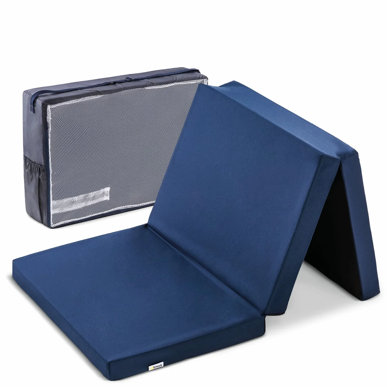 Hauck Sleeper Colchón Plegable 120x60 cm para Cunas de Viaje y Parques Infantiles - Navy