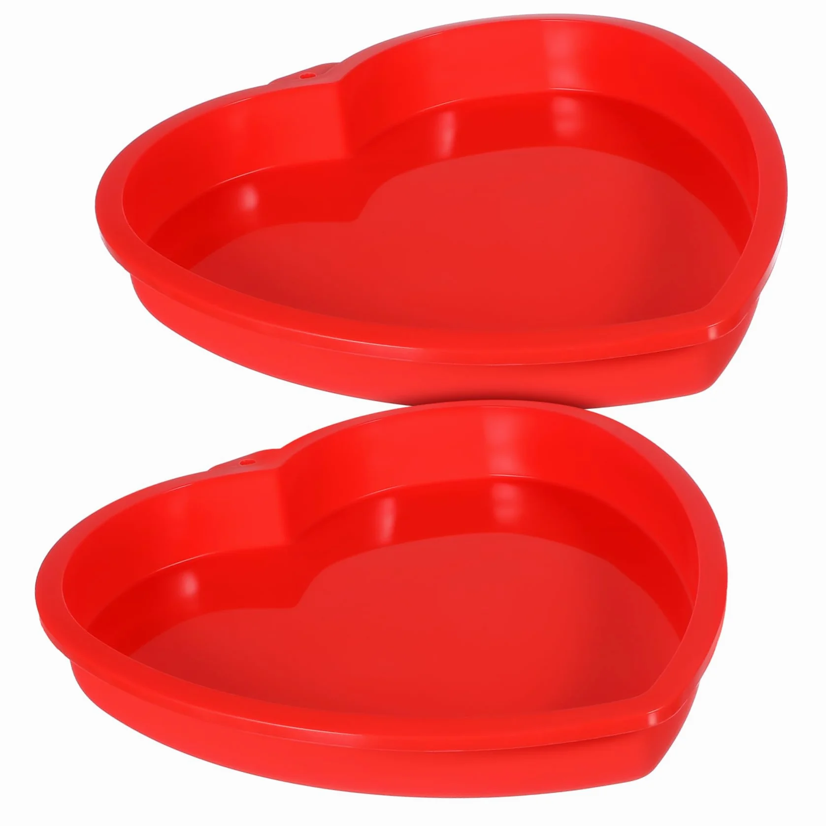 2piezas Moldes De Para Pasteles Forma De De Bandejas Para Hornear Aptas Para Brownies y Postres Románticos
