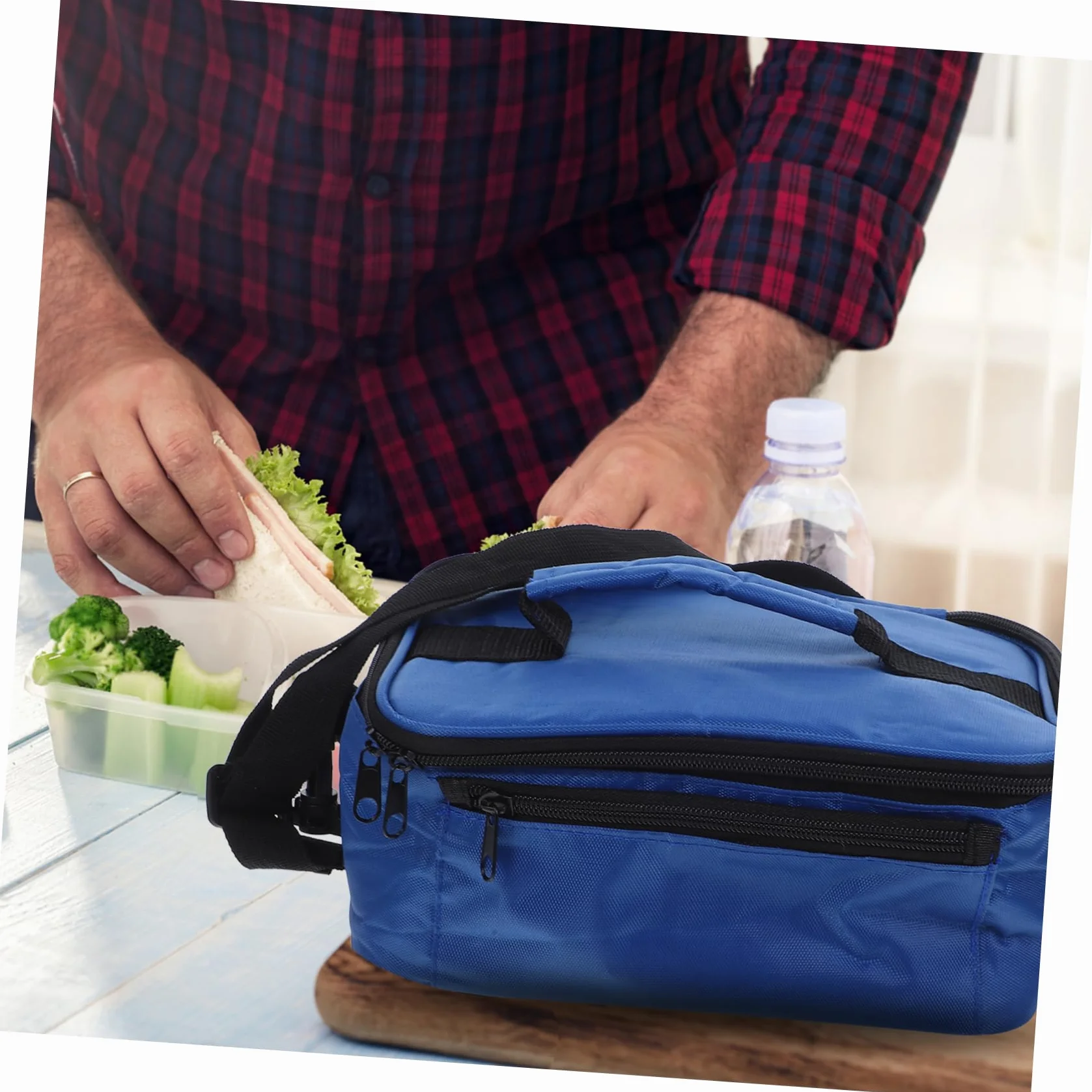 Cabilock Calentador De Comida Para Coche Bolsa Portátil Para Almuerzo Fiambrera Calentada Isotérmica