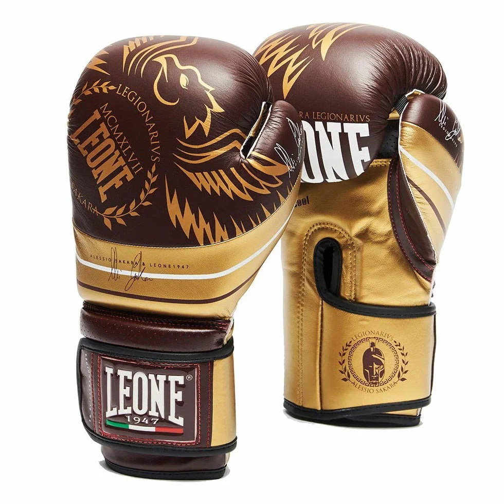 Leone 1947 Legionarivs Guantes de boxeo 10 oz burdeos