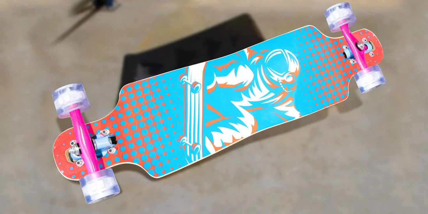 Muuwmi ABEC 7 Longboard dla Dzieci i Dorosłych