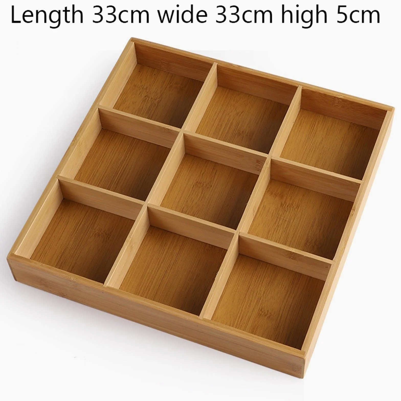 Plato llano de nueve compartimentos para Almacenar Nueces | Plato for aperitivos, plato lateral, compartimento for pan, plato, escurridor(Size2)