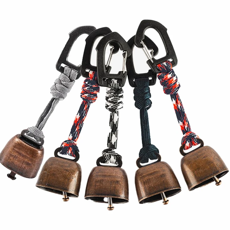 Campanas antipérdidas oso 5 unidades camping senderismo