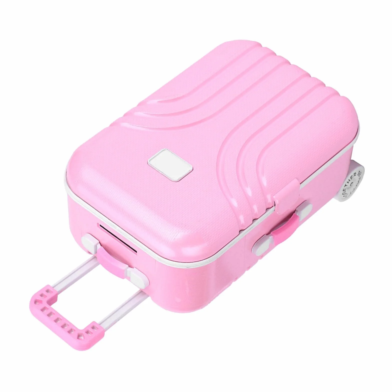 Mini maleta de juguete, mini y colorida, maleta de plástico, práctica y durable, para niños, niñas, regalos, actividades educativas, viajes