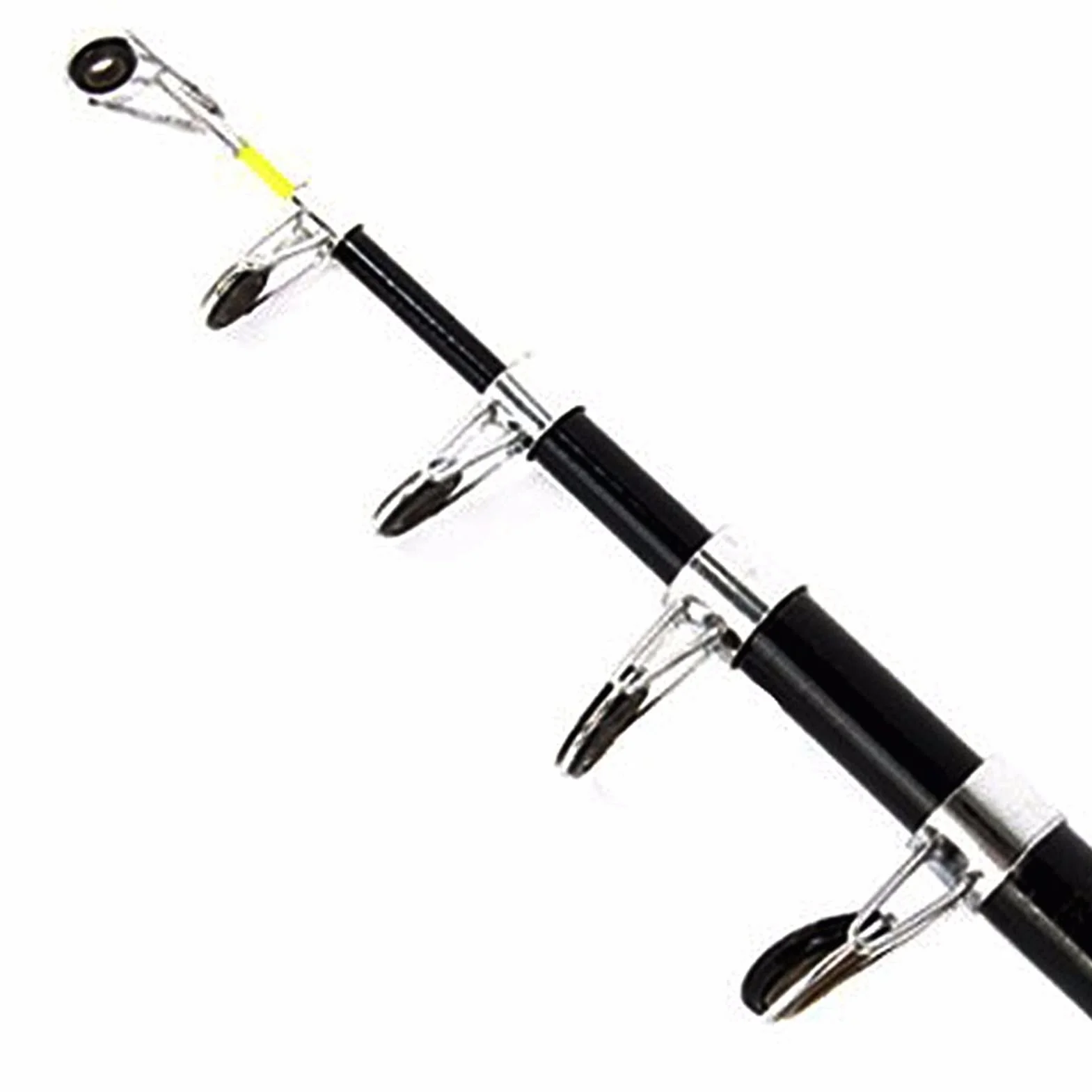 Caña de Pescar Telescópica de Aluminio 1.8M-4.5M Portátil para Pesca Mar
