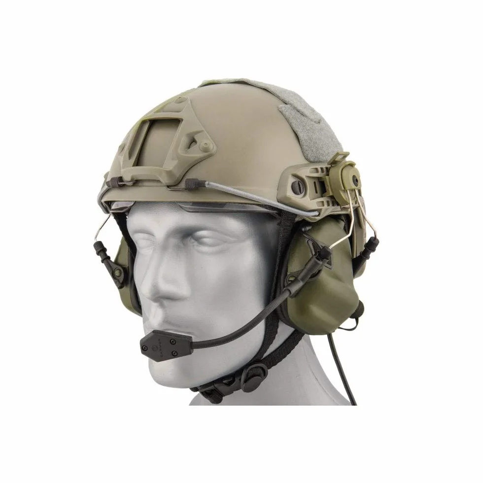 Earmor M32H - Auriculares de diadema con protección de ruido NRR 22, ajustables, color verde