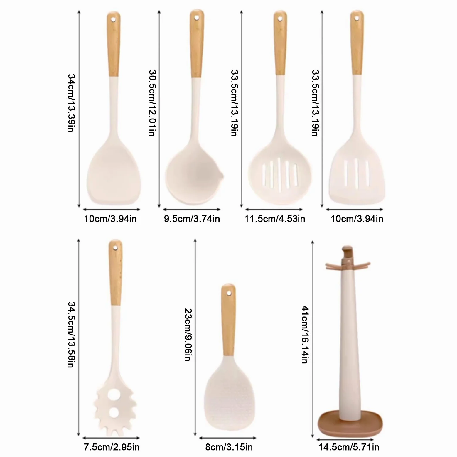 Set Espátulas Cocina silicona alimentaria antiadherente | Utensilios Cocina Para Hornear Freír Servir Preparar Alimentos Cuencos Accesorios Menaje Gadgets Cocina Aire Libre