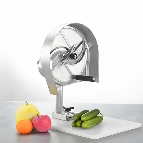 Cortador de verduras multiusos, máquina de corte manual de limón, ajustable de 0,3 a 8 mm de grosor, extraíble y fácil de limpiar, utensilio de cocina