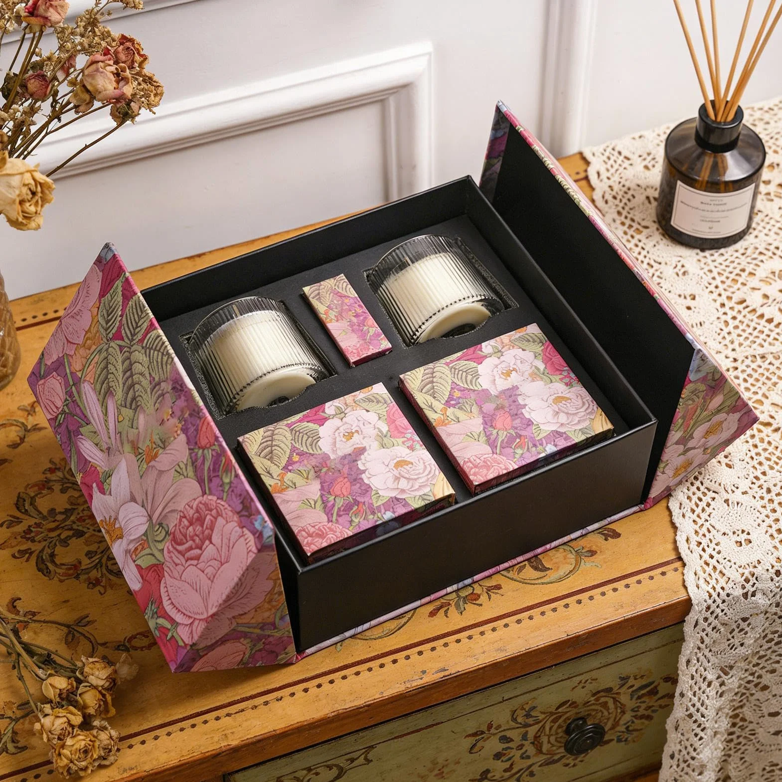Vela Aromática Estético con Soja Natural | Set de Velas de Aromaterapia con Tarjeta para Decoración del Hogar, Dormitorio, Salón, Baño, Relajación, Sueño, Regalo de