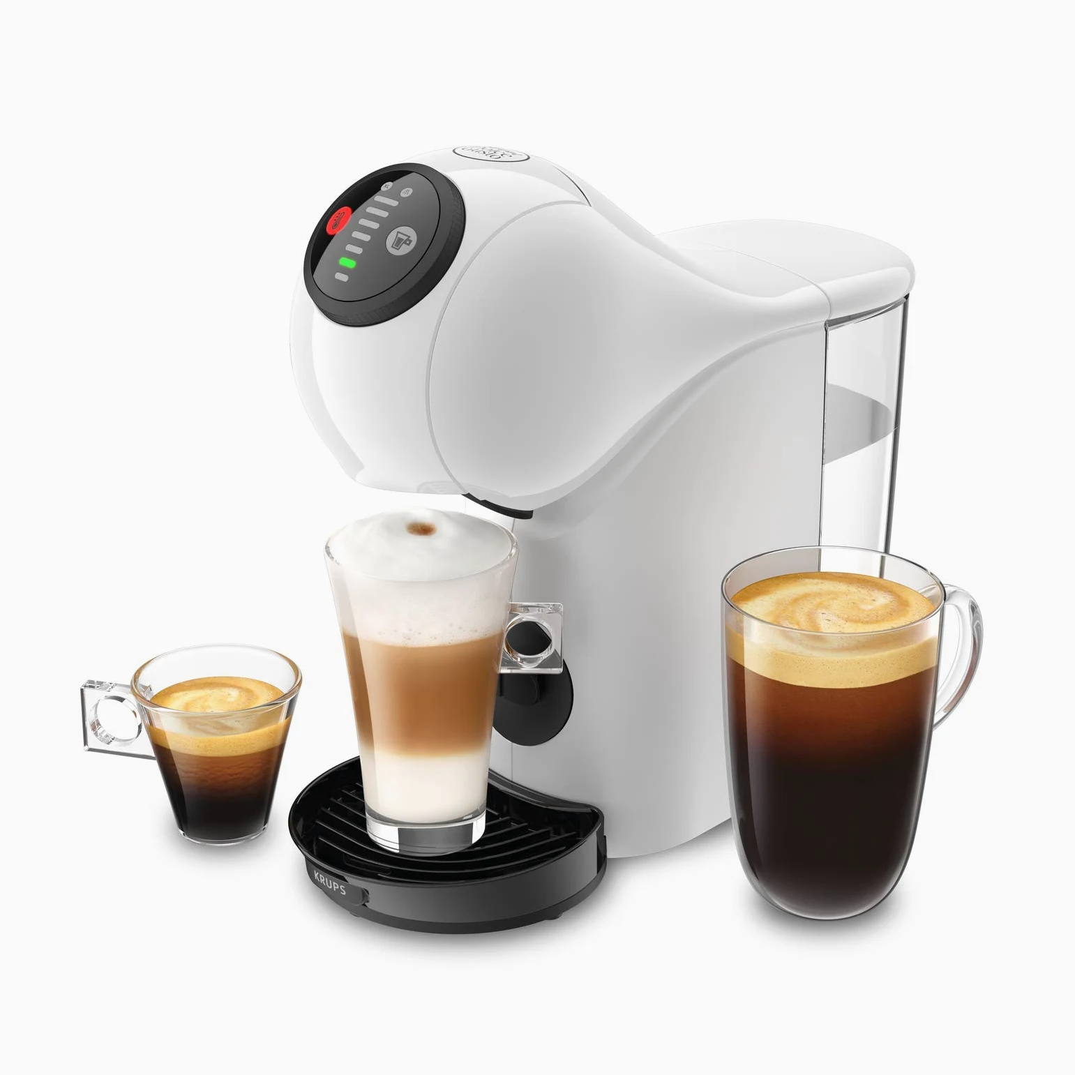 Nescafé Dolce Gusto Krups Genio S KP2431 - Cafetera espresso y otras bebidas en cápsula, automática, color blanco