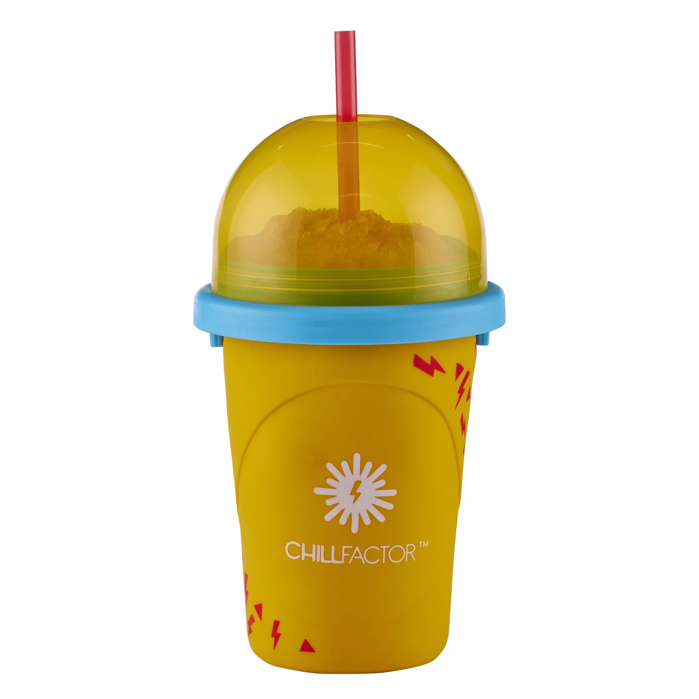 ChillFactor Colour Shock Máquina de Granizados Reutilizable Naranja