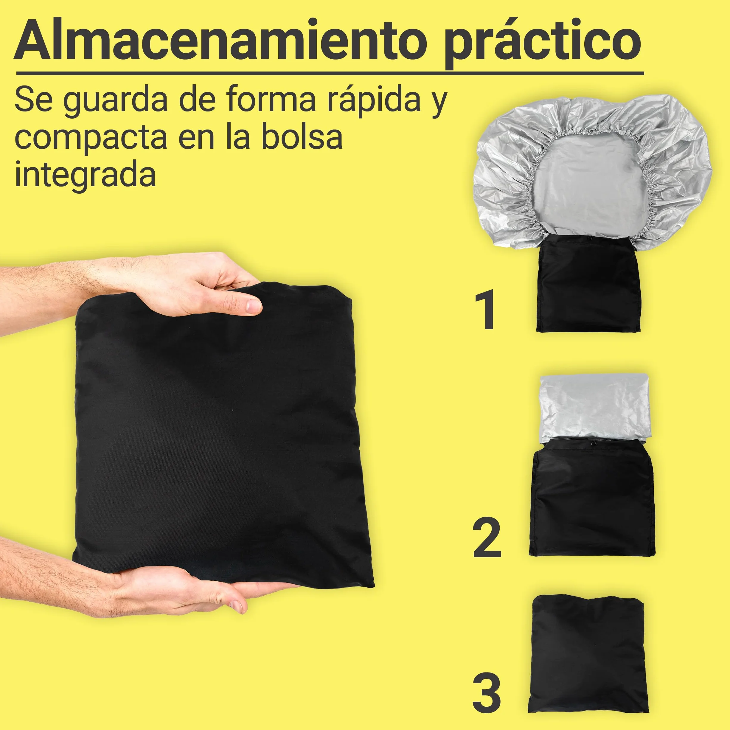 Zamboo Funda Silla Coche Bebe Universal - Protector Térmico Compatible con Maxi-Cosi - Cybex - Chicco y Sillas a Contramarcha y Asientos Infantiles de Grupo 0 1 2 3 - Bolsa Incluida - Plateado