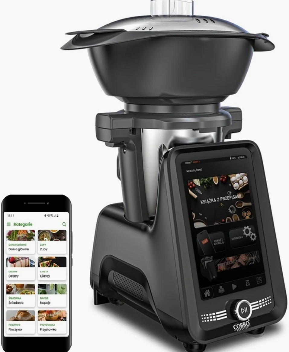 Cobbo Smart-I, Robot de cocina multifunción COBBO 7, Black
