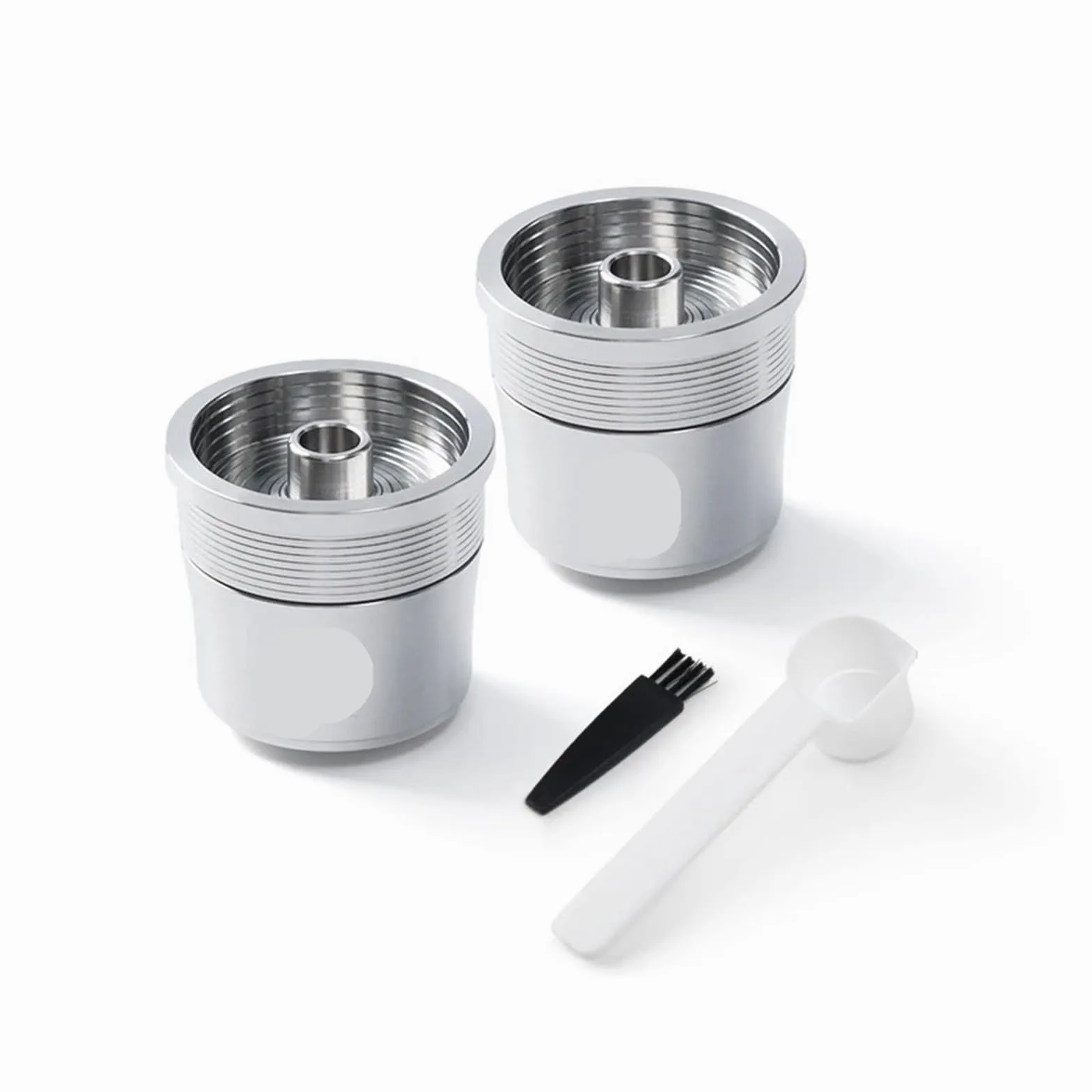 Filtro De Café Reutilizable De Acero Inoxidable, Compatible Con Cápsulas Rellenables, Compatible Con ILLY,Y3 Y3.2 Y5 Y1.1 X8 X9Mahine(2pcs)