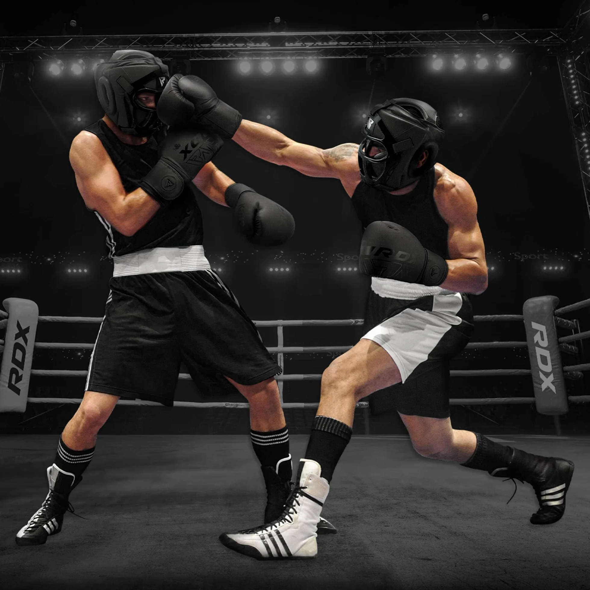 RDX Casco Boxeo MMA Kickboxing Sparring Protector Entrenamiento Lucha