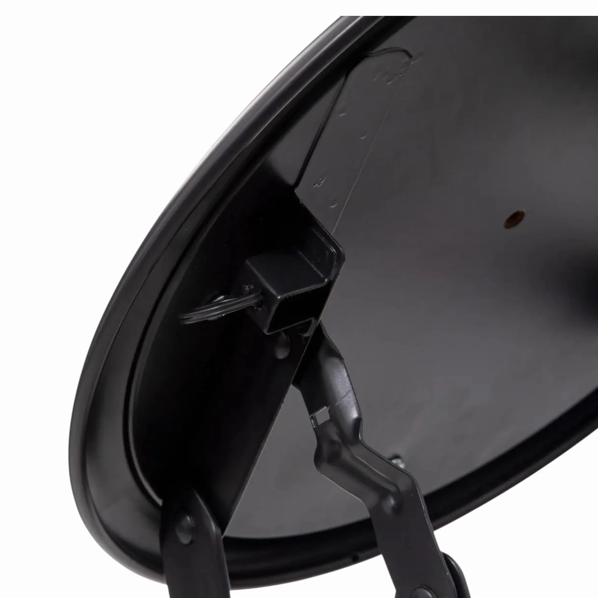 TIENDA EURASIA - Taburete Plegable Cocina | Estructura de Metal | Asiento Acolchado | Anilla de Seguridad | Medida 45x30x30cm | Peso Máx 100Kg (Negro)