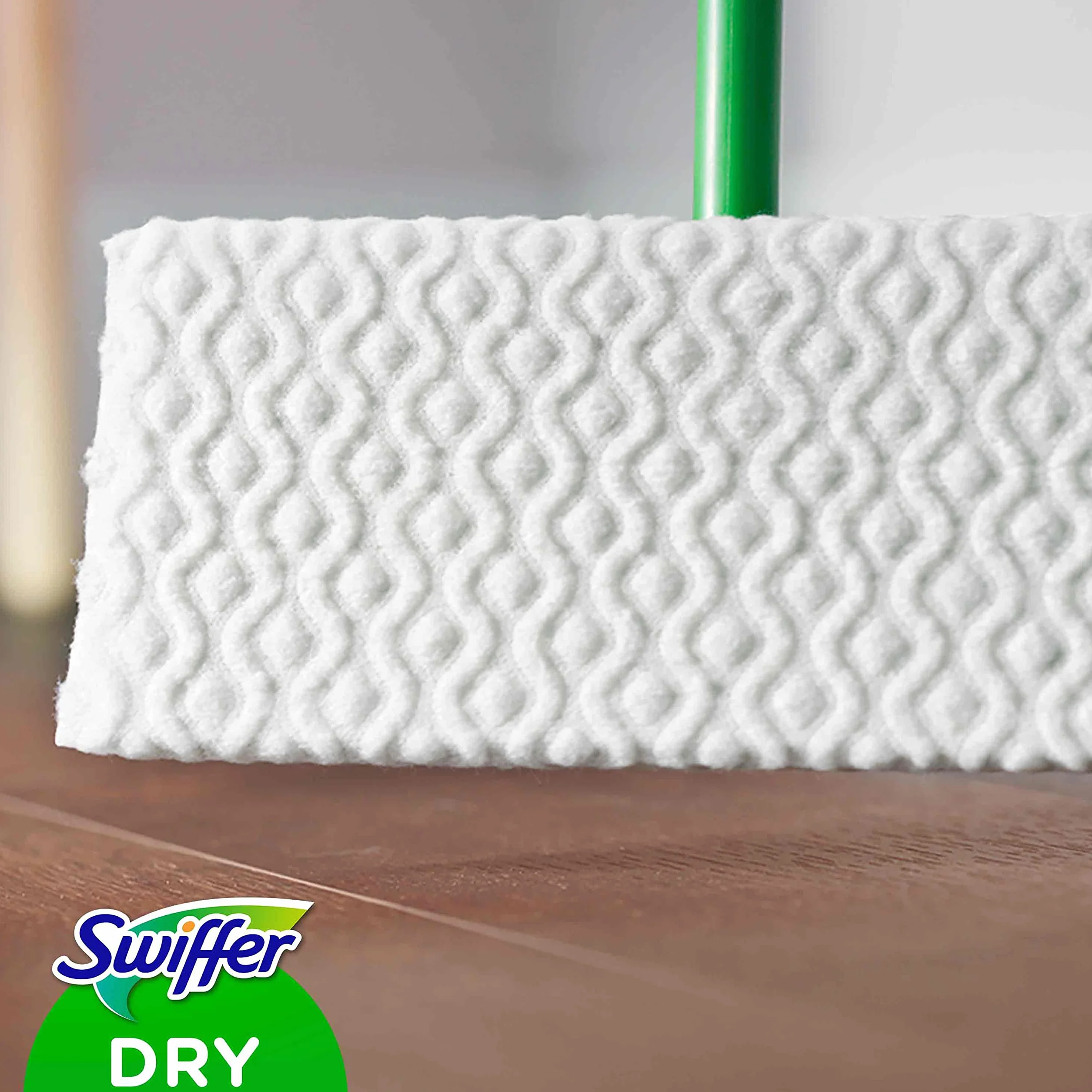 Swiffer Paños Secos Para Mopa De Recambio Para Parqué Y Todo Tipo de Suelos, Atrapa 3 Veces Mas Polvo, Suciedad Y Pelo Que Una Escoba, 120 Unidades