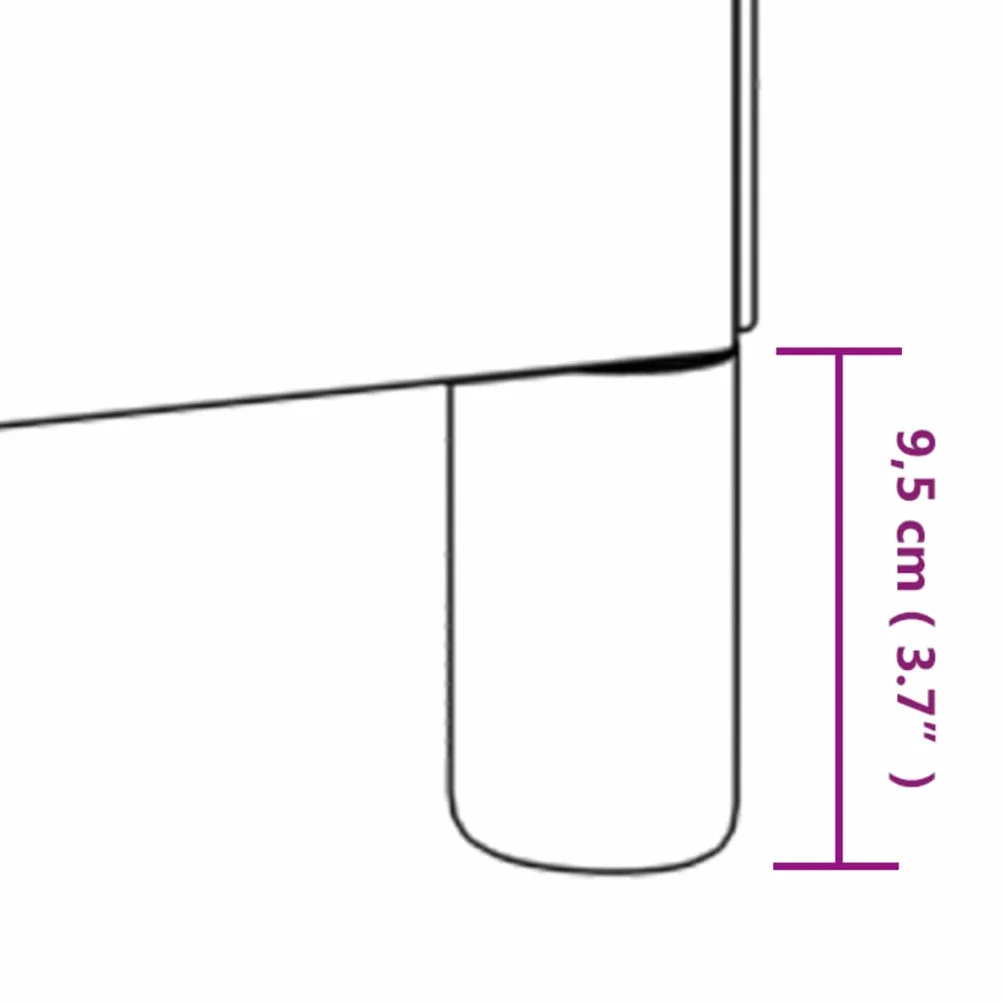 vidaXL Estructura de Cama con Somier, Somier Individual de Listones, Base de Cama Tapizada, Mueble para Dormitorio Hogar, Tela Marrón 90x200 cm
