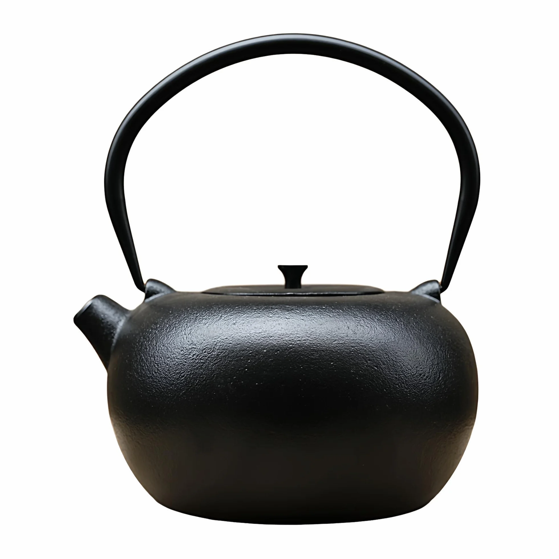 Tetera de hierro fundido para estufa, estilo japonés Tetsubin, hervidor de té de 2000 ml con infusor de acero inoxidable para té de hojas sueltas
