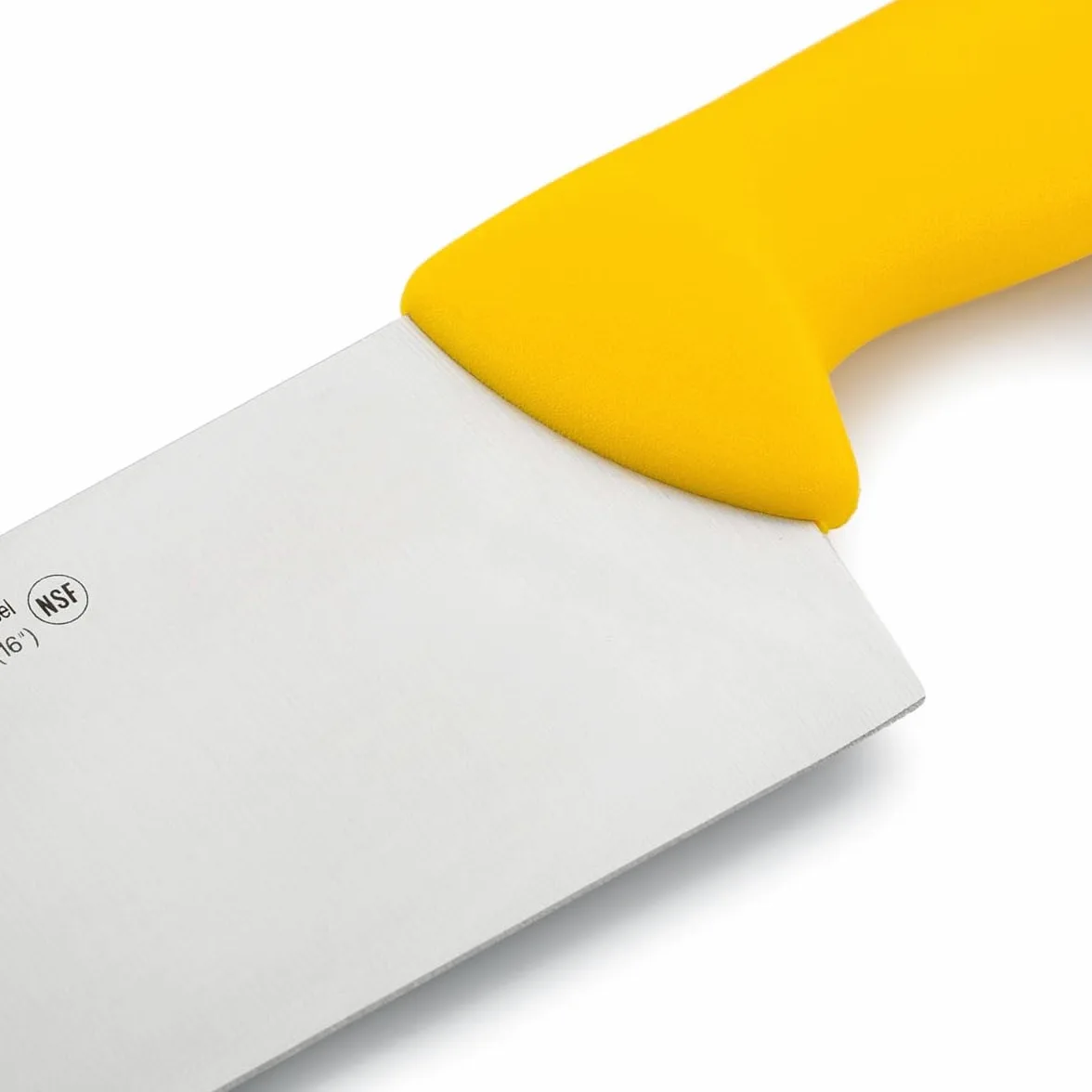 Arcos Serie 2900 - Cuchillo Salami/Queso - Hoja de Acero Inoxidable NITRUM de 410 mm - Mango inyectado en Polipropileno Color amarillo