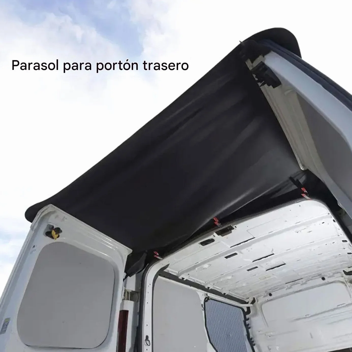Toldo para Puerta Trasera de Furgoneta Impermeable Protector Solar Camping Picnic Senderismo