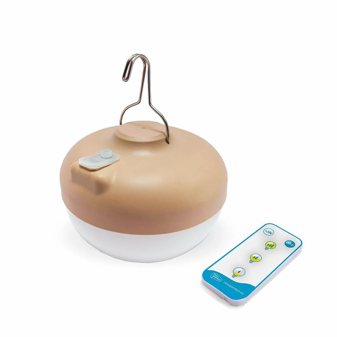 Newgarden Lámpara LED Camping Emergencias Cherry 900 Lúmenes IP54 Recargable USB Batería Gancho Imán Beige