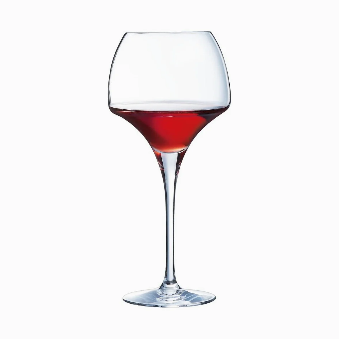 Chef & Sommelier Set de 6 copas de vino Open Up de krysta 55 cl | Transparente, Krysta, formato alto, acabado brillo, 55 cl, 6 piezas, borde fino, fácil de limpiar