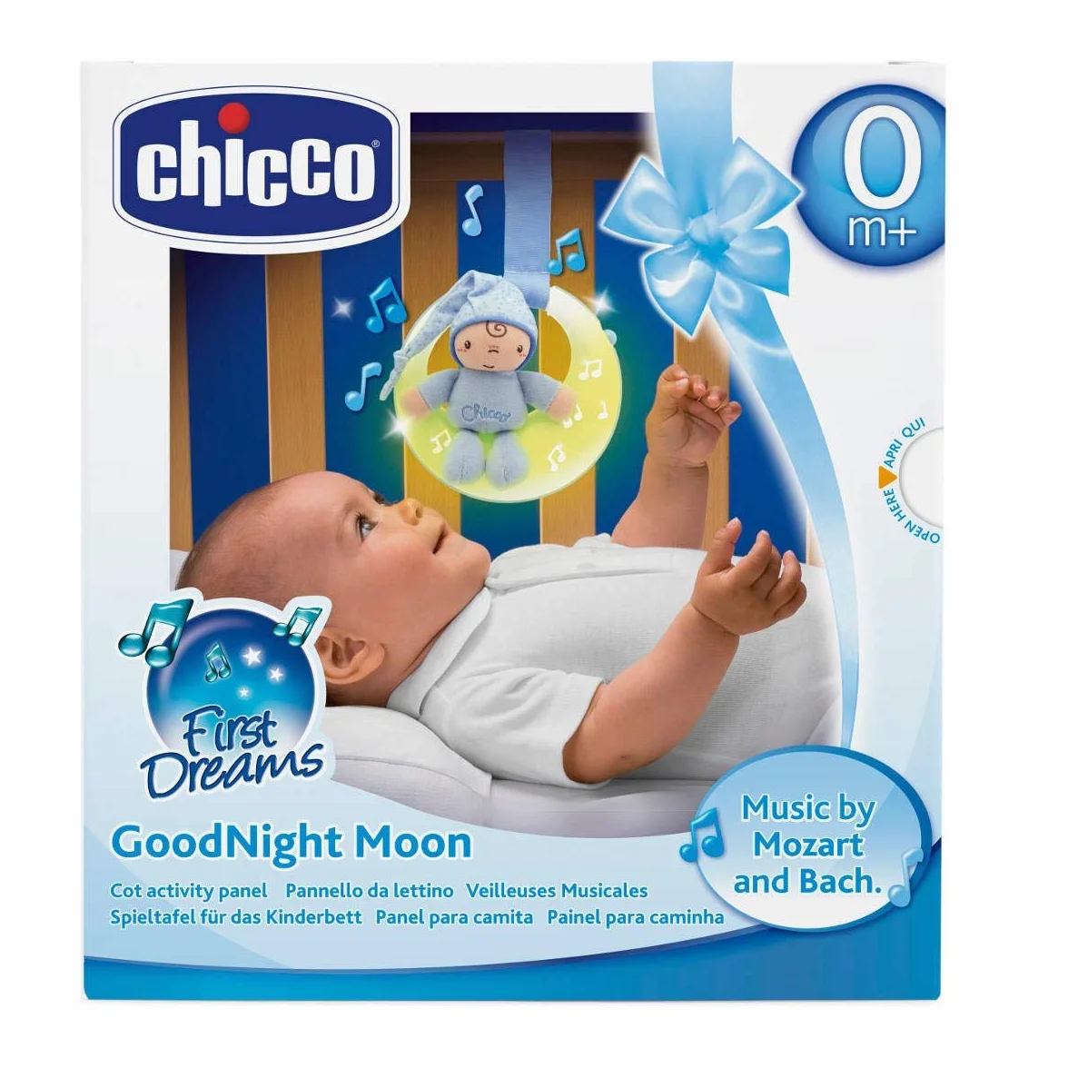 Chicco Panel de Cuna Buenas Noches con Luces y Melodías Azul