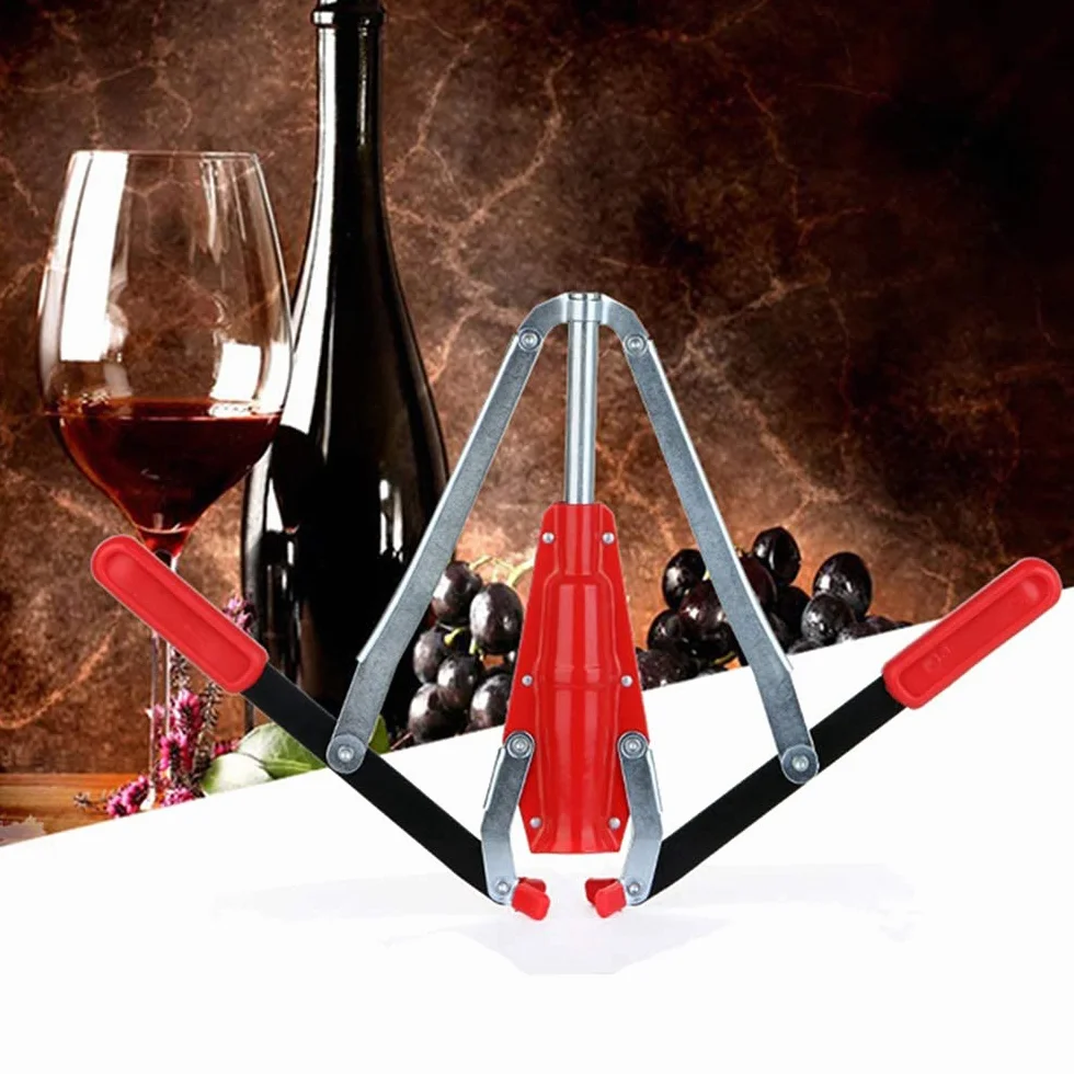 Botella de Mano Corker,Tapadora Manual de Doble Palanca para Cerveza de Vino Tinto EstáNdar
