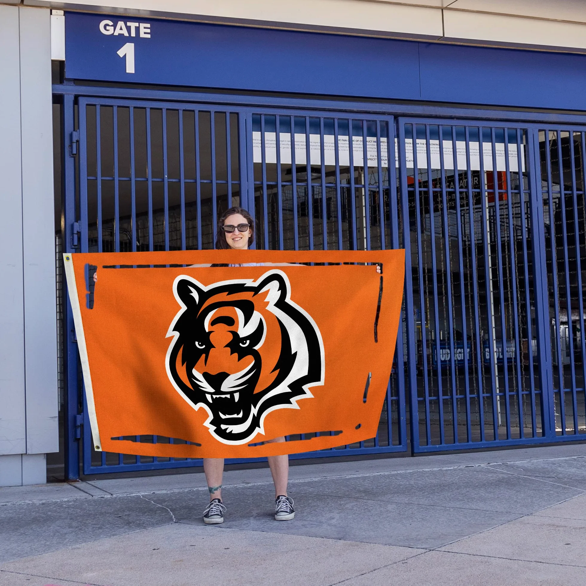 Rico Industries Bandera de fútbol NFL 91 x 152 cm Unilateral para Interior y Exterior