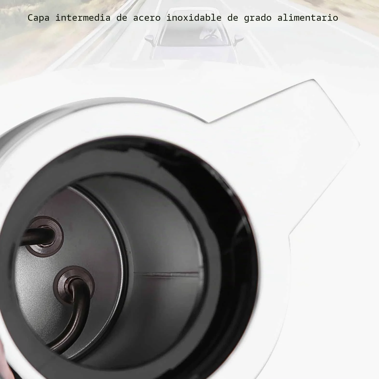 Dioche - Hervidor eléctrico, 1200 ml, 24 V, acero inoxidable, para coche, termo de viaje, calefacción