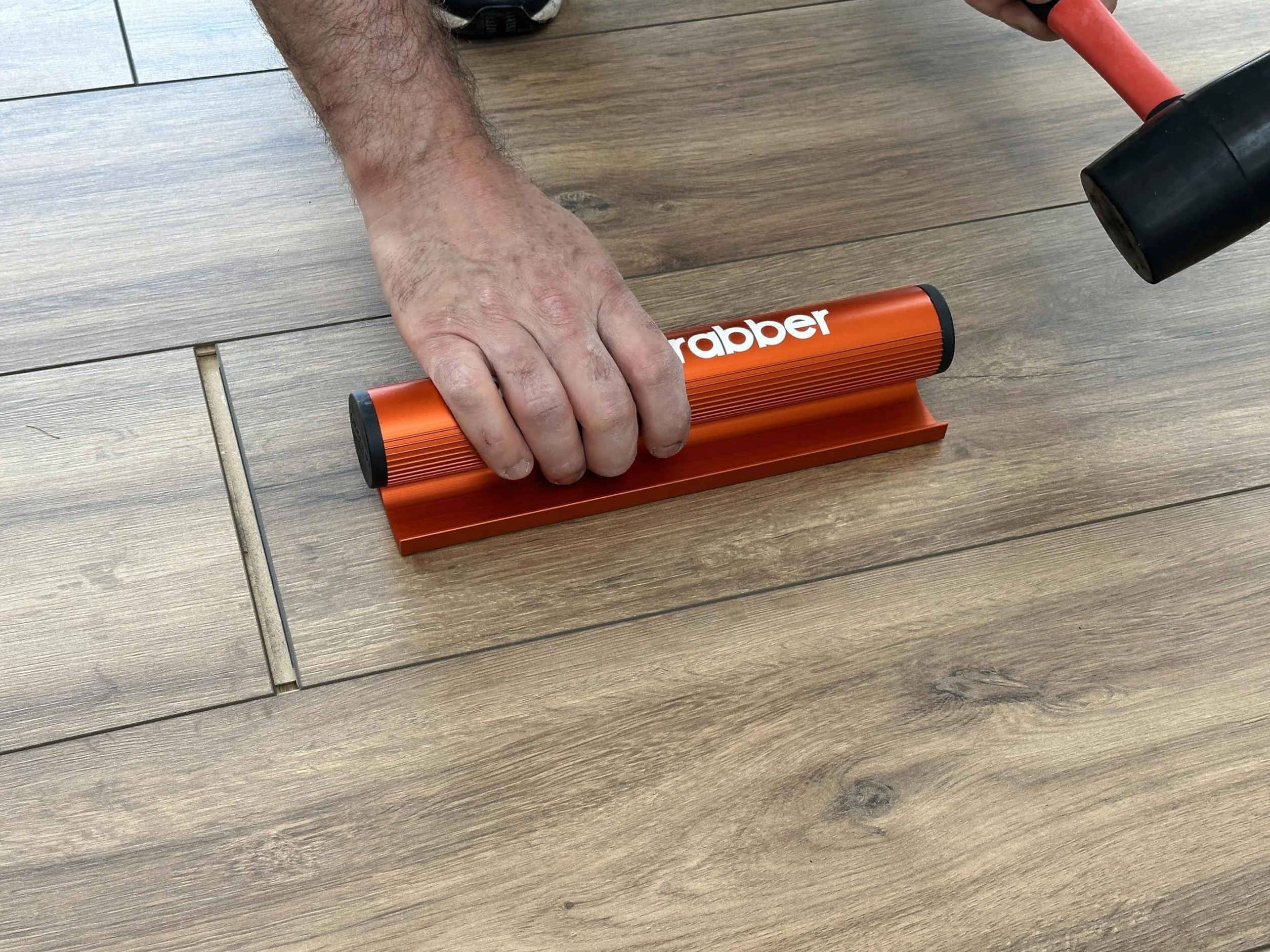 Plank Grabber Herramienta Reparación Suelos Laminados Nano-Succión Aluminio