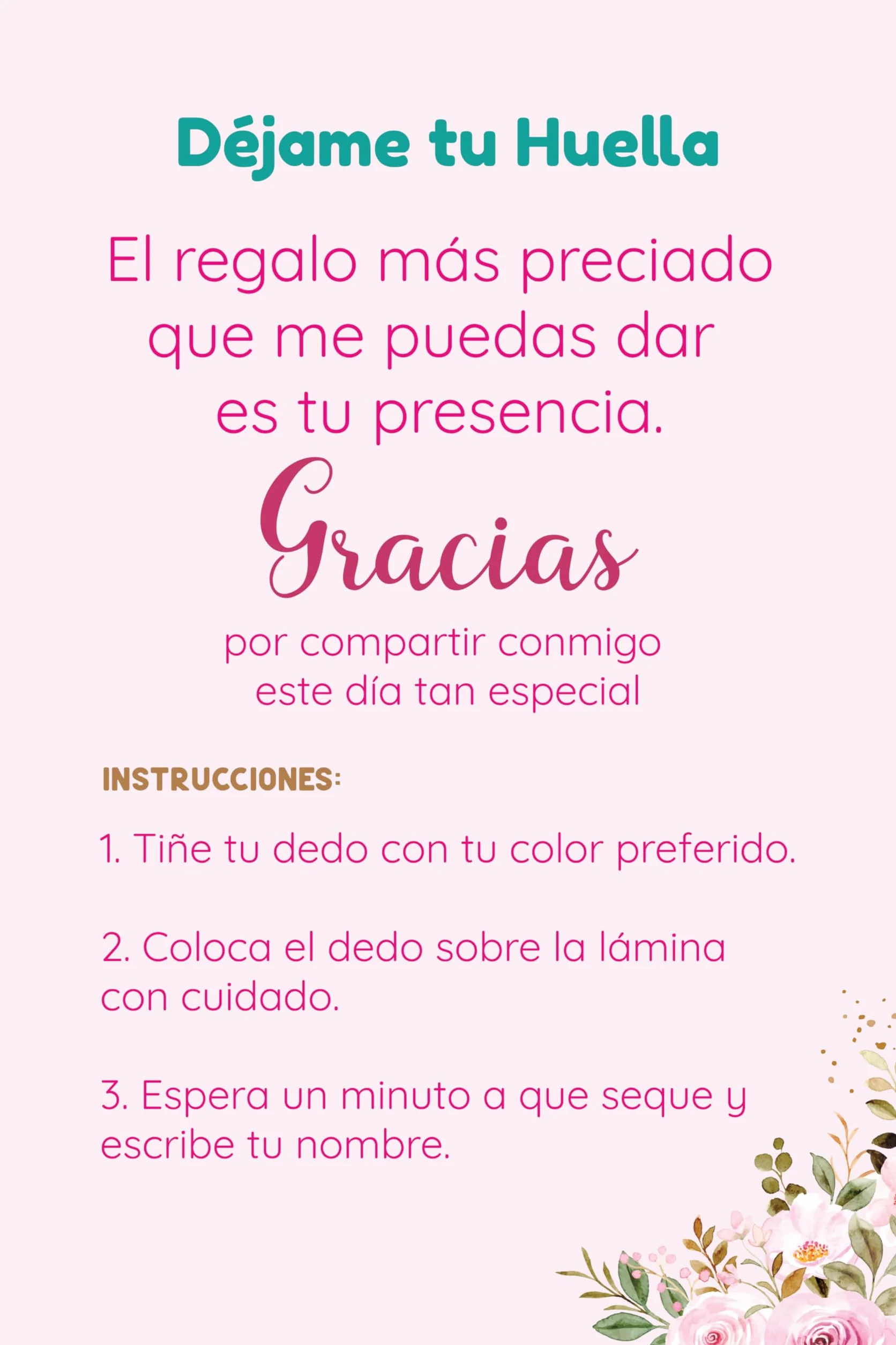 Disatrezzo - Árbol de Huellas Personalizado para Comunión Niña– Kit Completo con Marco, Tintas, Bolígrafo, Instrucciones, Caballete y Banderín Mi Primera Comunión. Libro de Firmas y Dedicatorias.