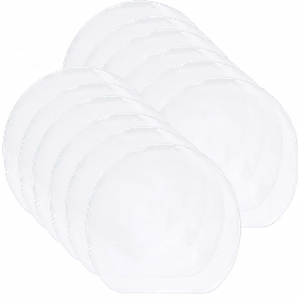 CREATCABIN 12 Piezas Película Protectora Adhesiva para Raqueta de Tenis de Mesa Transparente 16×16.3 cm